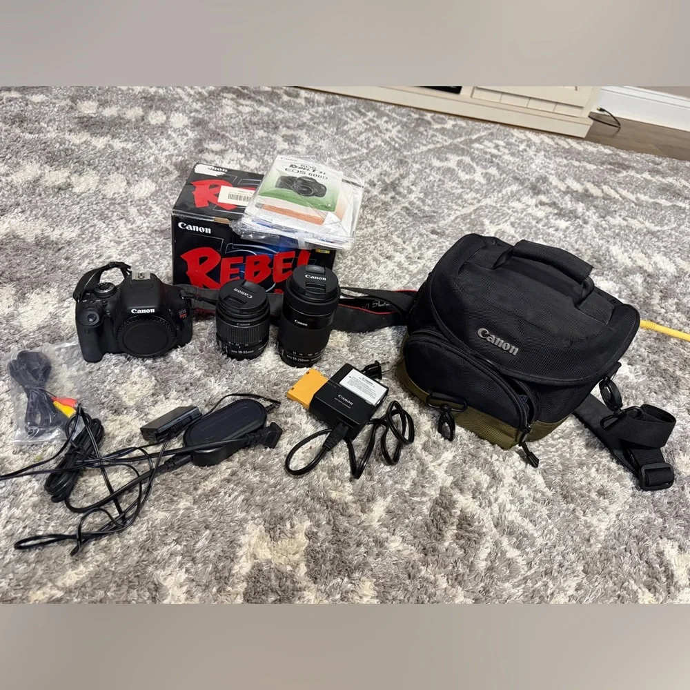 Canon Rebel EOS T3i Camera (WITH ONE 18-55mm LENS)